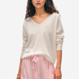 Cashmere Featherweight V Neck