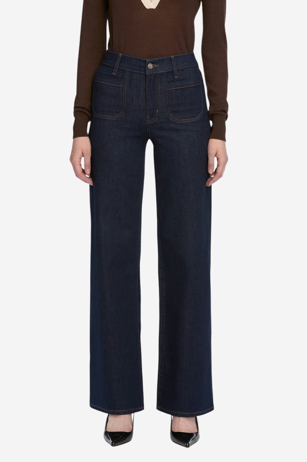 Le Slim Palazzo Modernist Pocket - Rinse - Image 2