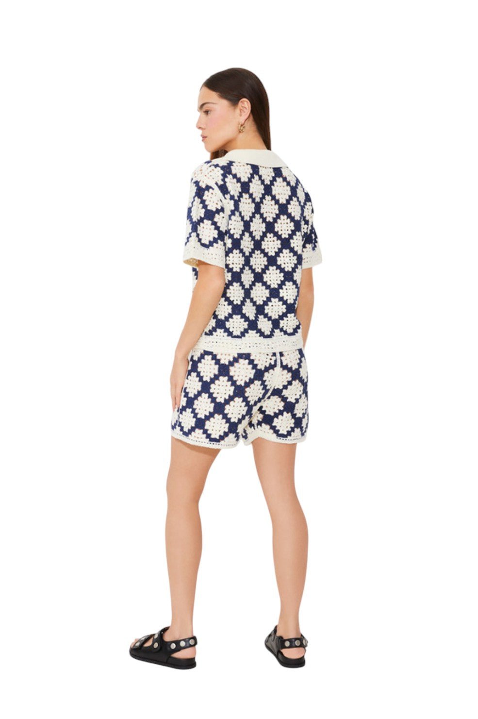 Byzance Shorts - Blue And White - Image 3