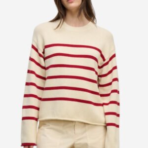 Lucia Sweater - Cream/Shiraz
