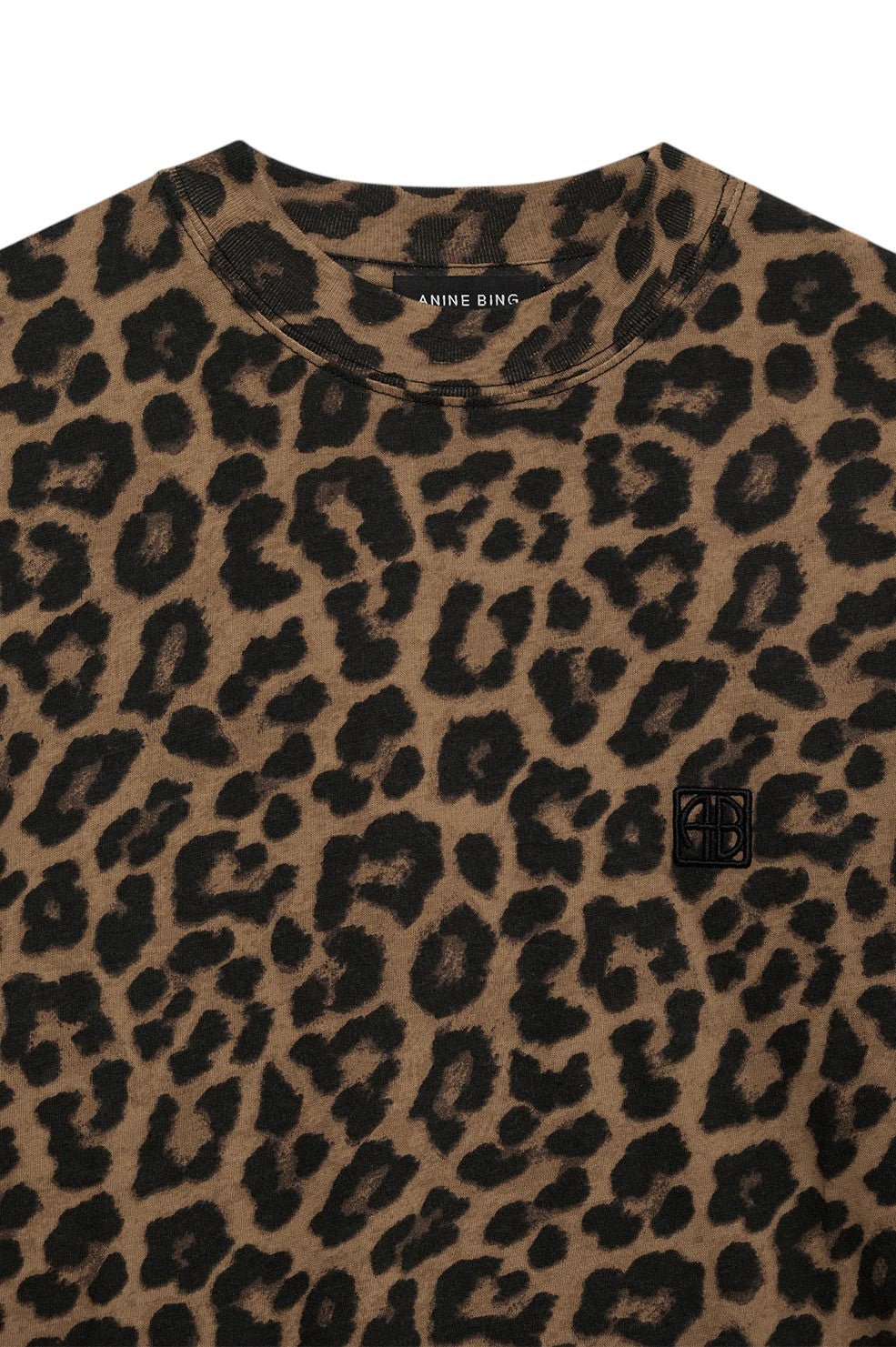 *PRE-ORDER* Avi Tee - Black And Brown Leopard - Image 4