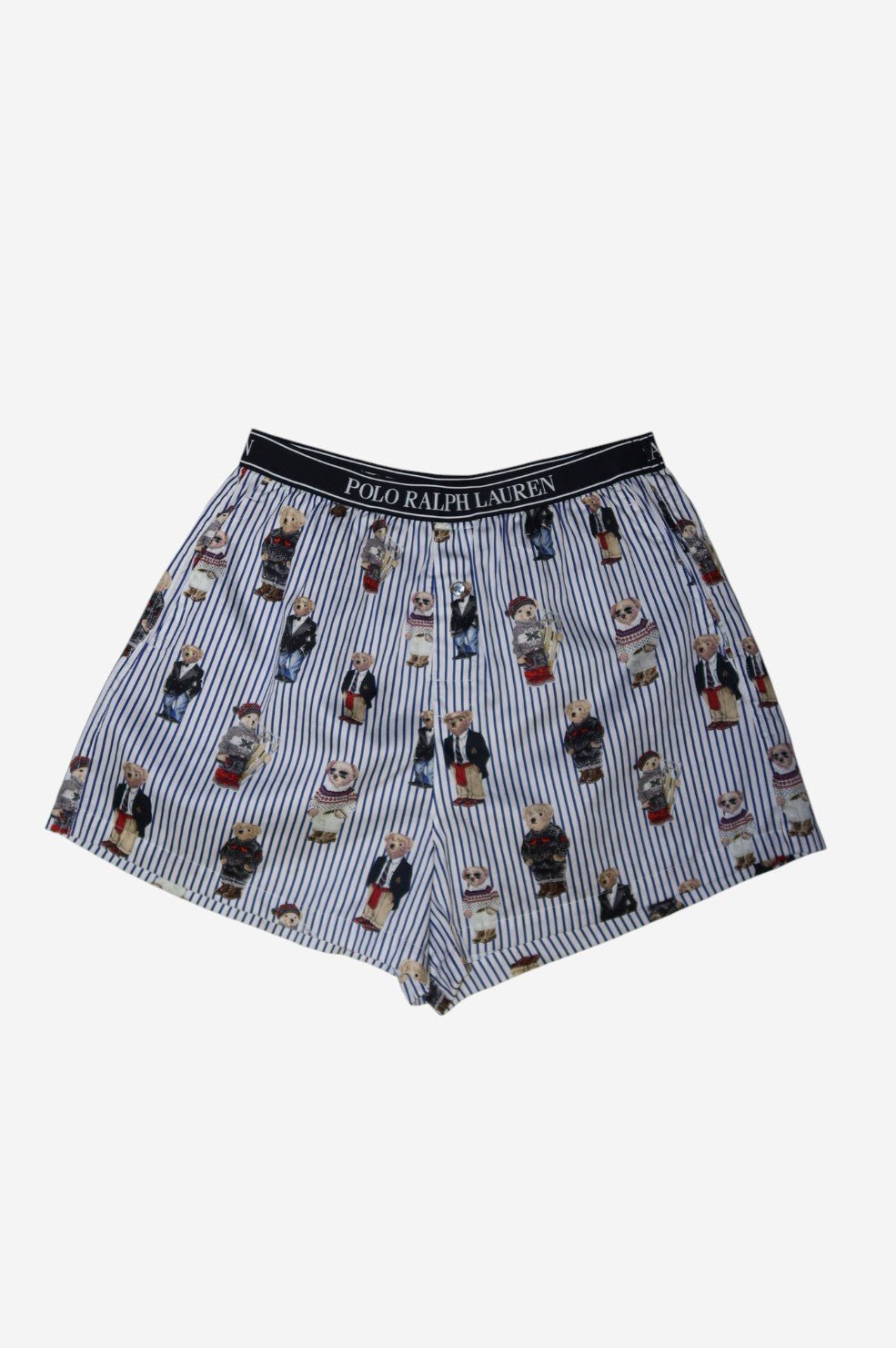 Polo Bear Sleep Boxer - Iconic Bear Snowfall Blue