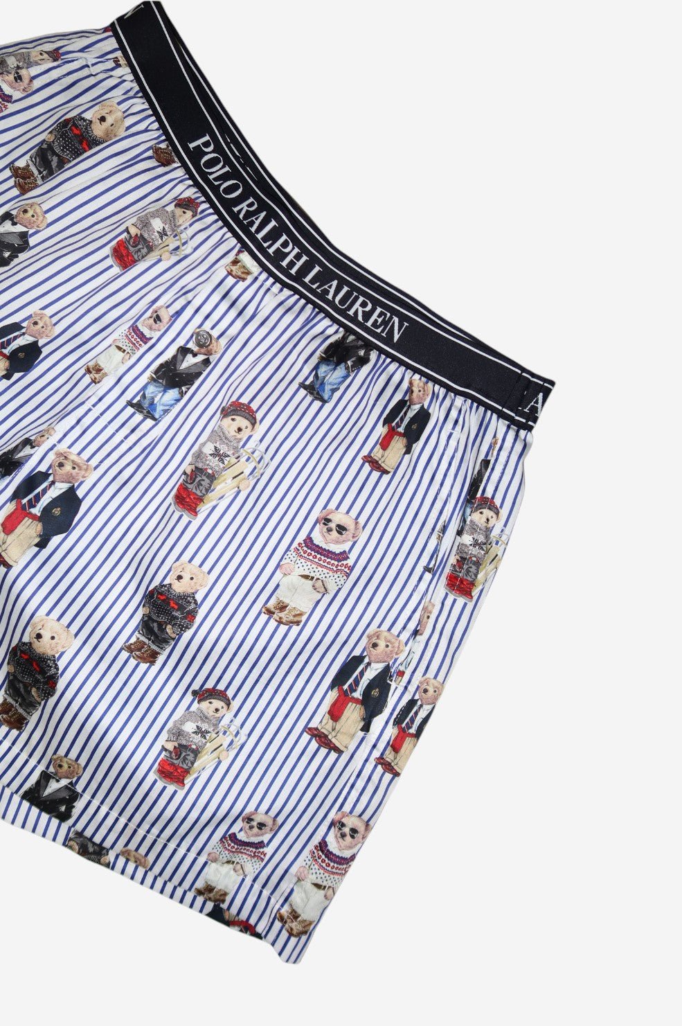 Polo Bear Sleep Boxer - Iconic Bear Snowfall Blue - Image 2