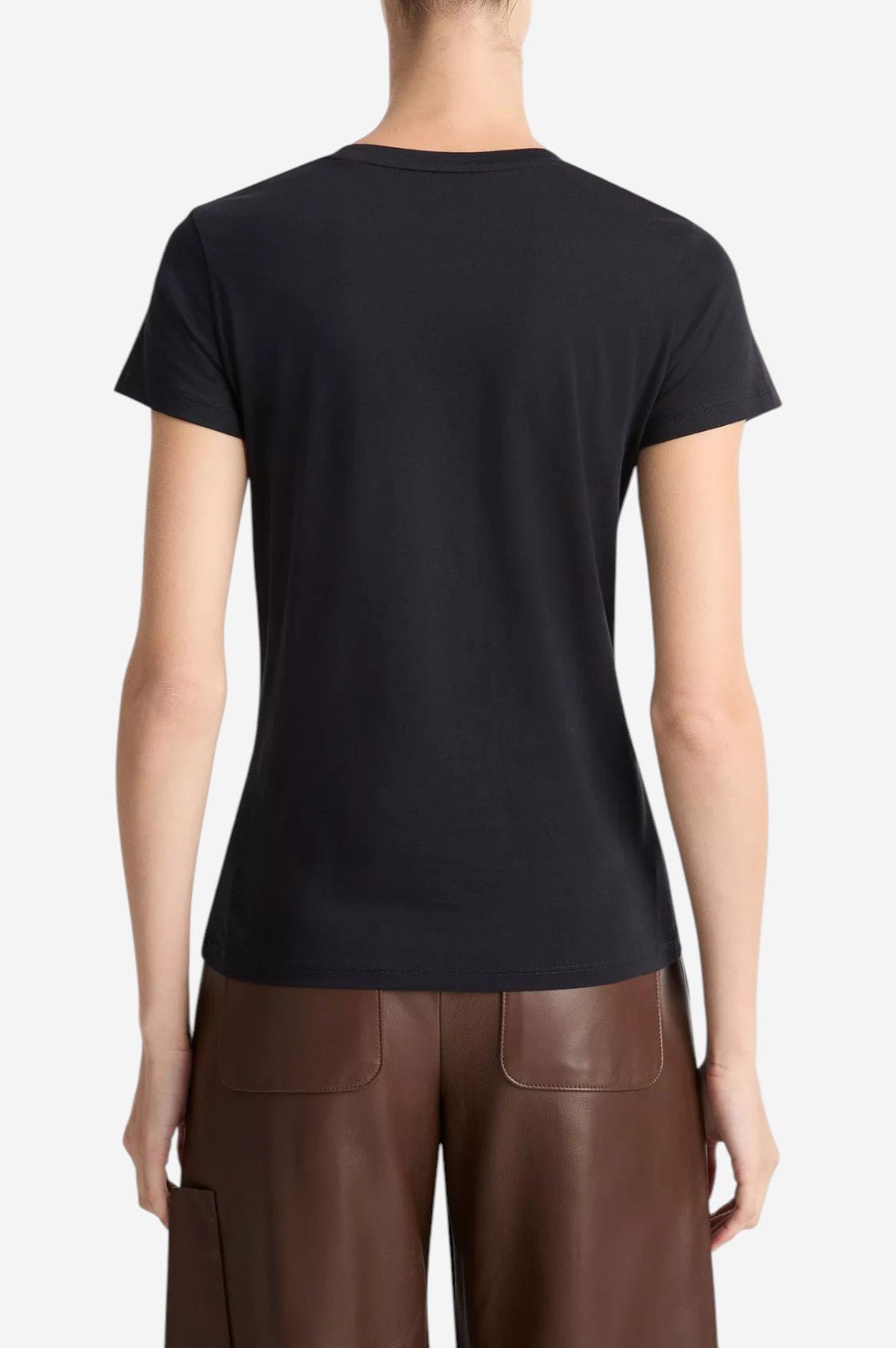 Essential Pima Cotton Crew Neck T-Shirt - Coastal Blue - Image 4