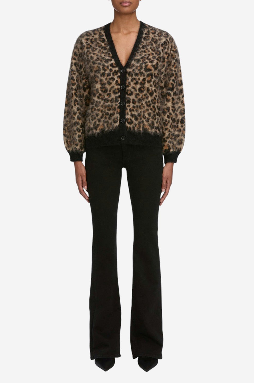 *PREORDER* The Brushed Cashmere Cardi - Leopard - Image 4