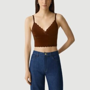 Quick-drying seamless V-neck sports camisole