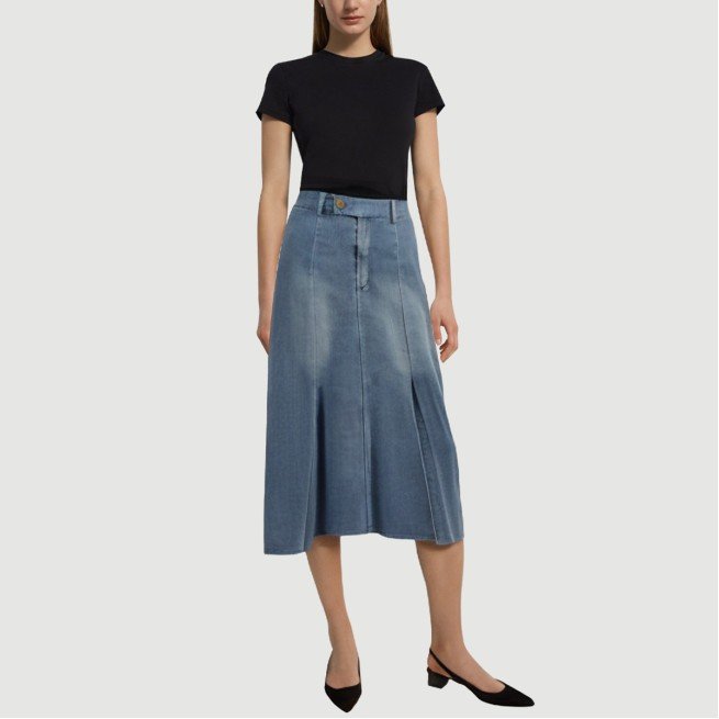 Mermaid Slit High Sexy Denim Skirt - Image 6