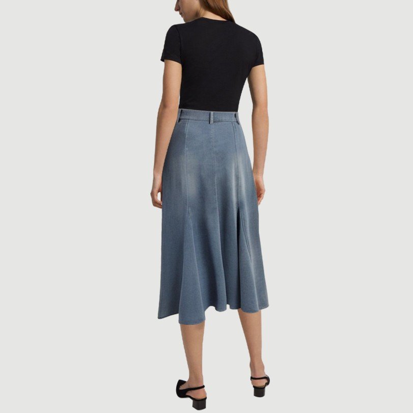 Mermaid Slit High Sexy Denim Skirt - Image 3