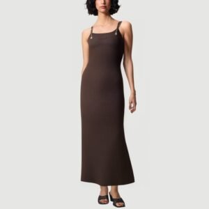 Sexy slim-fit slit back dressss