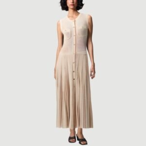 French style solid hollow dress